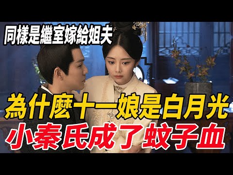 《錦心似玉》同樣是繼室嫁給姐夫，為什麽十一娘是白月光，小秦氏成了蚊子血？|鐘漢良|譚松韻|麥兜娛樂|