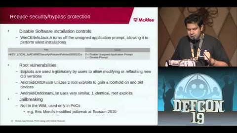 DEFCON 19 (2011) - Mobile App Moolah: Profit taking with Mobile Malware