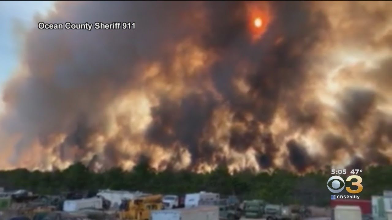 Burlington County Forest Fire Finally Under Control