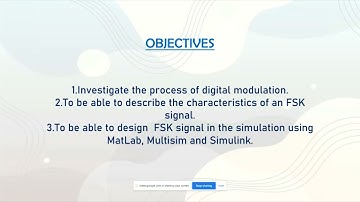 Frequency Shift Keying Assignment P.comm