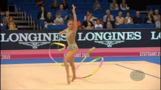 Neviana VLADINOVA (BUL) 2015 Rhythmic Worlds Stuttgart - Qualifications Ribbon