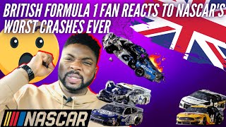 🇬🇧 BRITISH Formula 1 Fan Reacts To The Worst Crashes In NASCAR History- Life-Threatening Collisions