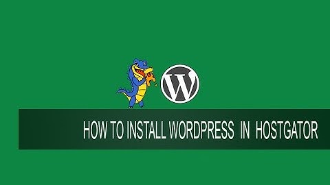 How to Wordpress Quick Install in HostGator | How to Install Wordpress using cpanel