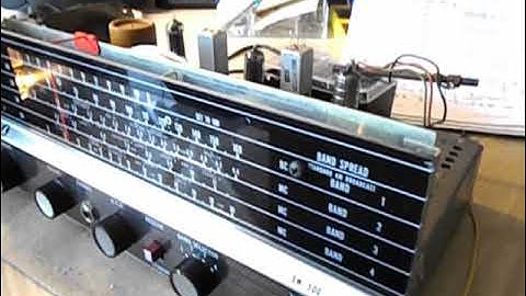 Hallicrafters SW500 final test and alignment.