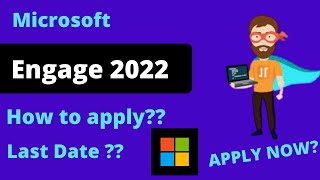 Microsoft Engage 2022 | How to apply?? | codewithaj
