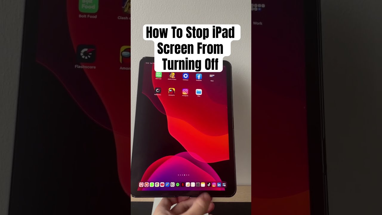 How To Stop IPad Screen From Turning Off Automatically YouTube How To Stop IPad Screen From Turning Off Automatically YouTube