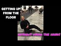 Natural Movement Training Ground transitions | How to get up from the floor without using the hands