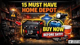 15 Home Depot Items Every Prepper MUST Own Before SHTF!