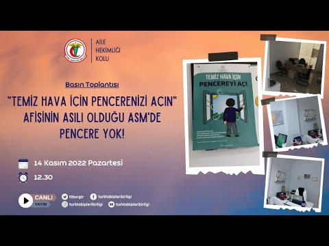 "Temiz Hava İçin Pencerenizi Açın" Afişinin Asılı Olduğu ASM'de Pencere Yok!