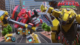 Dinoster S2 Dinoster Vs The Twin Technosaurs Quantum Heroes Ep.16