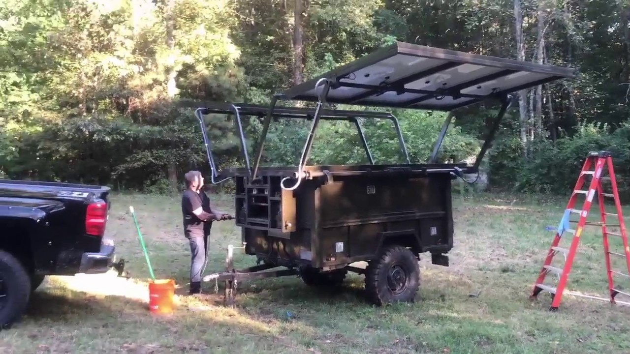 Building a Solar Charging Trailer