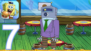 SpongeBob: Krusty Cook-Off - Gameplay Walkthrough Part 7 - The Krusty Krab (iOS, Android)