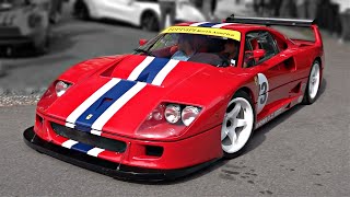 Ferrari F40 LM Competizione feat. Straight Pipes | Start Up, Engine Warm up, Revs & Accelerations!