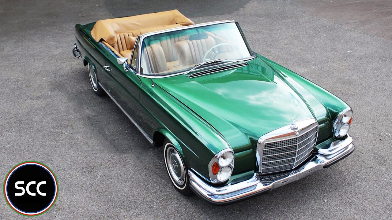 MERCEDES 280SE / 280 SE 3.5 1971 - Modest test drive - Mercedes-Benz engine  sound | SCC TV - YouTube