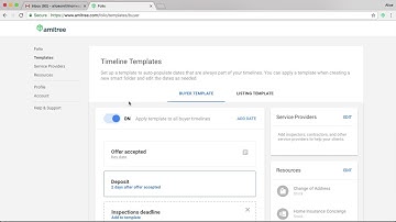 Creating a timeline template in Folio