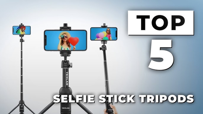 ATUMTEK 60 Selfie Stick Tripod, Premium Plus Phone Tripod Stand, All in  One Extendable monopod tripod combo with Bluetooth Remote 360° Rotation for  iPhone and Android Phone Selfies, Video Recording, Vlogging, Live Streaming