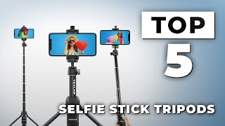 TOP 5 Best Selfie Stick Tripods (2024)