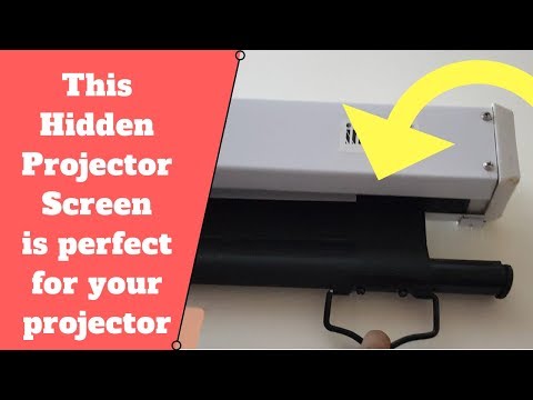 Best Cheapest Projector Screen In India 2018 | Best  Projector + Pull Down Screen