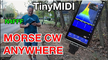 N6ARA TinyMIDI Review |  Portable CW remote ham radio and practice from ANYWHERE!