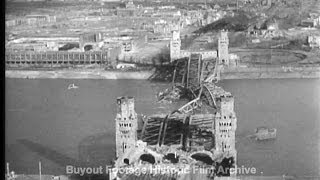 Historic Archival Stock Footage WWII - Allies Drive Into Germany - Rhine Crossed