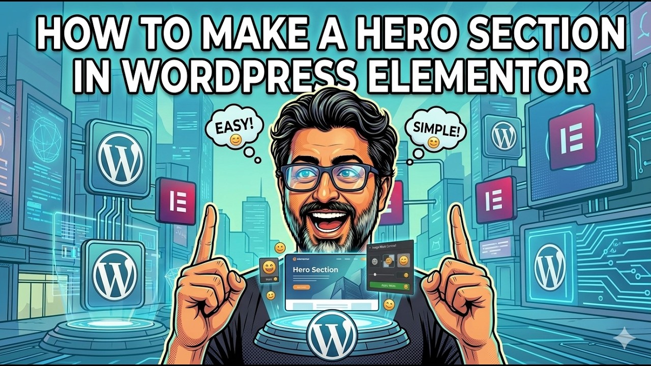 How to make a Hero Section in WordPress Elementor 2025