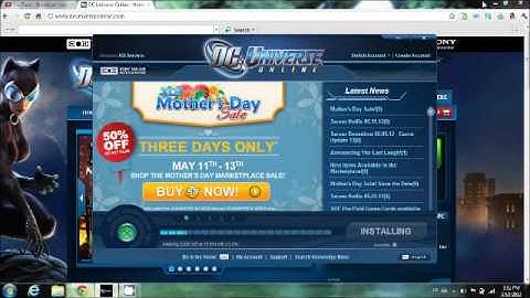 How to download DC universe online for PC