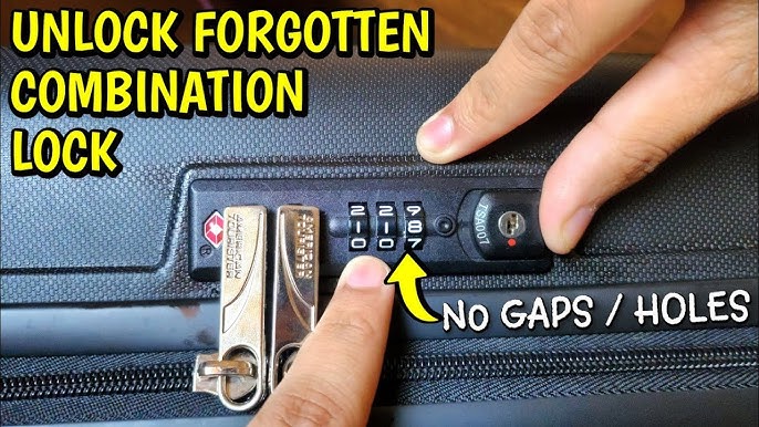 How to Set a TSA Combination Lock #shorts 