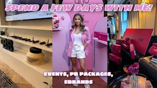 SPEND A FEW DAYS WITH ME! | Events, PR &amp; general day in the life | Romy Morris