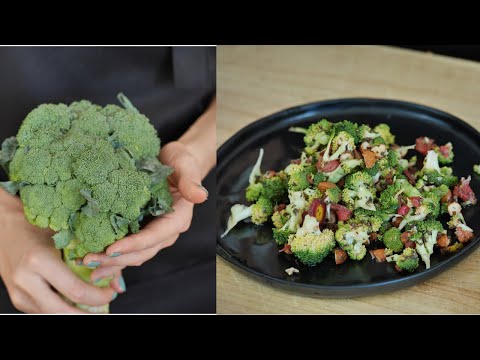 Broccoli Salad Recipe with Healthy Dressing