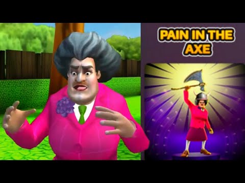 SCARY TEACHER 3D - Pain in the Axe - Super Sportsmania [Android - ios] Gameplay