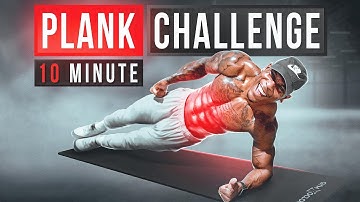 EXTREME 10 MINUTE PLANK WORKOUT FOR 6 PACK ABS