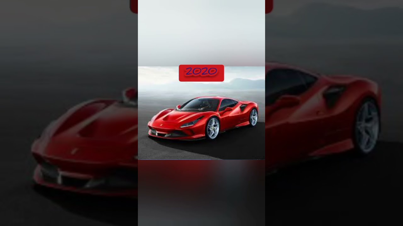 evolution of Ferrari from 1950 to 2050 