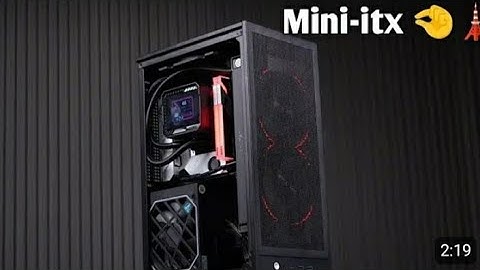 Mini-ITX Compact 4k Gaming pc build Amd R7 9800X3D + RTX 3070Ti | The Mechanical Master if16-T