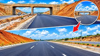 Magnificent! Just In A Week After Our Visit Gomoa Domenase Gets Fresh Asphalt. KASOA Winneba Road.