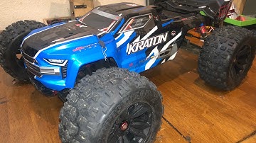 Arrma Kraton 6s V4 steering servo & mount replacement