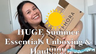 Summer Essentials Unboxing & Haul!!!!!!