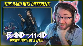 Listening to BAND MAID for the first time! DOMINATION (DOUBLE) REACTION