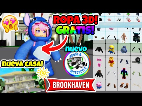 NEW *FREE* 3D CLOTHES & SUMMER HOUSE + MOTORCYCLE PASS in BROOKHAVEN ROBLOX