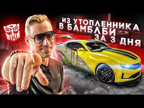 Видео: Прокачали утопленный Camaro! / Реакция владельца / Бамблби для Столярова