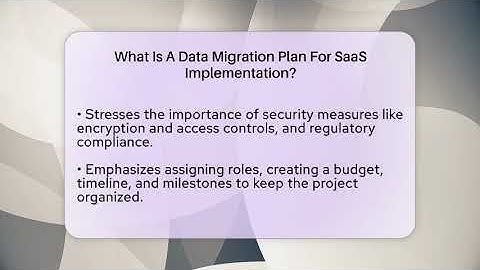 What Is A Data Migration Plan For SaaS Implementation? - The SaaS Pros Breakdown