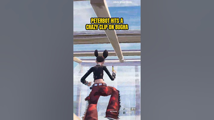 Bugha can't hang with Peterbot 🎯