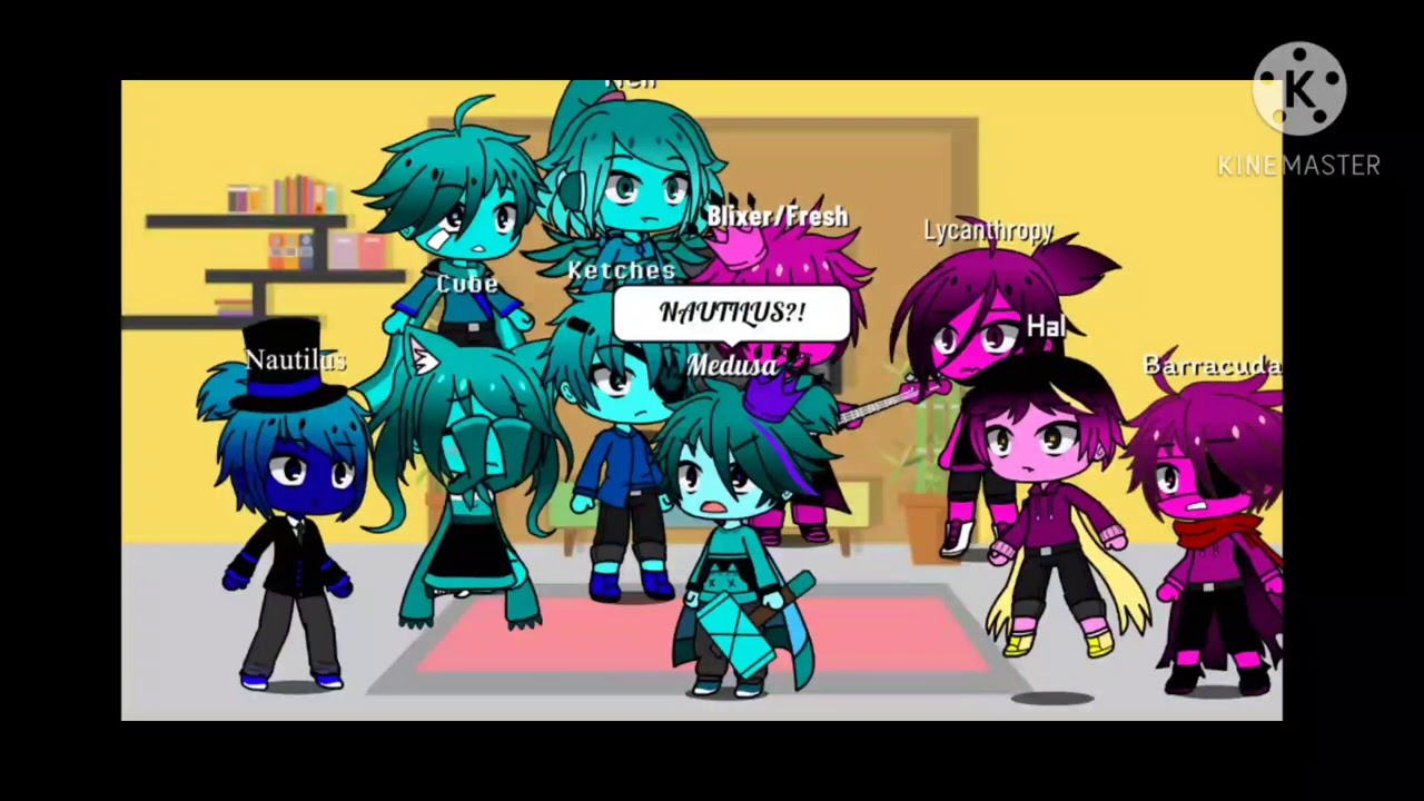 (Lazy and short) Jsab + Nautilus and Hal + ??? react to ol666's "black heart"