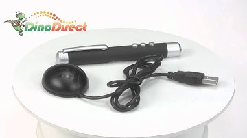 5mw 650nm Red Laser Pointer & Page Up/Down Presentation Pen with USB Remote  from Dinodirect.com