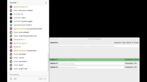 HQ Trivia Solver Live Stream