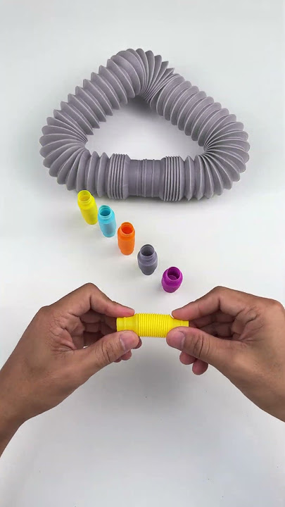 Relaxing Sound Creating ASMR POP-TUBE #diy #satisfyingvideos #relaxing #oddasmr #asmrvideos #crunchy