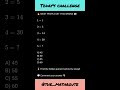 Most People get this wrong! #Number Puzzle Challenge#motivation #aptitude #youtube #shorts#education