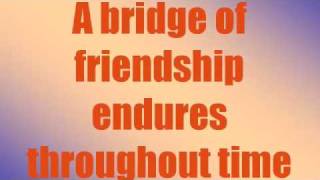 Bridge Of Friendship / GLORIA TILLOTSON ERARDI / HQ With Lyrics