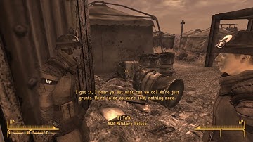 Encounters of The Mojave - Camp Forlorn Hope - Glum NCR MPs