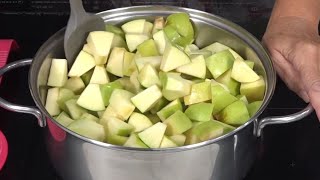 POSTRE DE MANZANA CON SOLO 3 INGREDIENTES. Sin horno, delicioso dulce de manzanas fácil y económico.