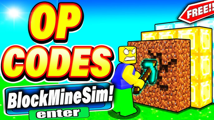 Block Miner Simulator Codes Juillet 2023 - Gamingdeputy France